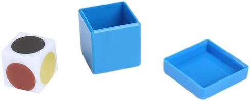 SUMAG Eye Perspective Dice Box Magic Tricks Distinguish Color Through Sound Dice Close up Street Magic Props Mentalism Funny Toys in Saudi Arabia