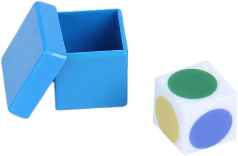 SUMAG Eye Perspective Dice Box Magic Tricks Distinguish Color Through Sound Dice Close up Street Magic Props Mentalism Funny Toys in Saudi Arabia