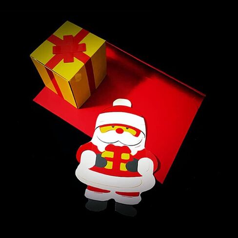 SUMAG Appearing Santa Claus Magic Tricks Gift Box Vanishes to Santa Christmas Magic Close up lllusions Gimmicks Mentalism Props in Saudi Arabia