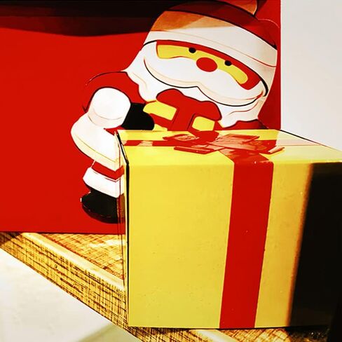 SUMAG Appearing Santa Claus Magic Tricks Gift Box Vanishes to Santa Christmas Magic Close up lllusions Gimmicks Mentalism Props in Saudi Arabia