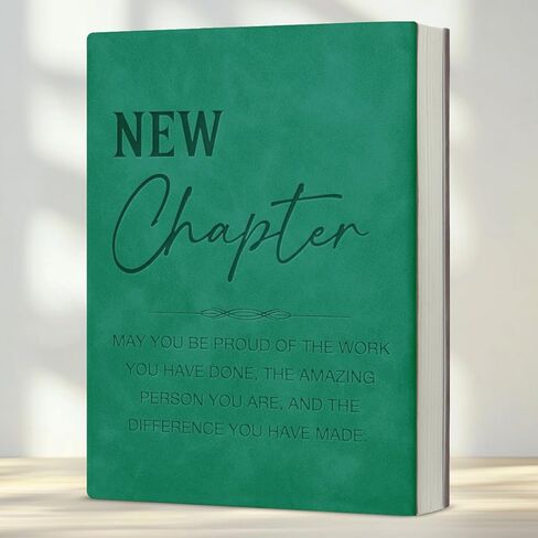 New Chapter Journal, Retirement Gifts for Coworker Friends Teacher Coaches Boss Nurse, Coworker Leaving Gifts for Women Men 160 Pages Writing Notebook, Going Away Farewell Goodbye Gift in Saudi Arabia
