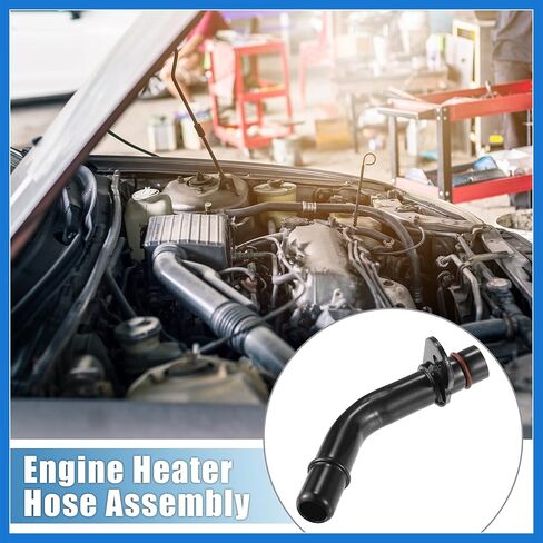 Engine Heater Hose Assembly No.BR3Z18696A HVAC Heater Pipe for Ford F-150 2011-2014 Metal Black Auto Accessories in Saudi Arabia
