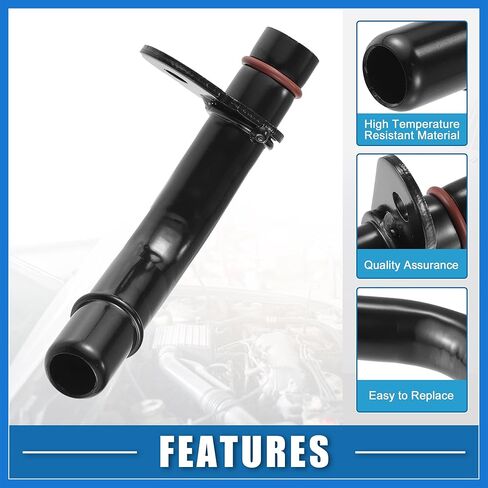 Engine Heater Hose Assembly No.BR3Z18696A HVAC Heater Pipe for Ford F-150 2011-2014 Metal Black Auto Accessories in Saudi Arabia