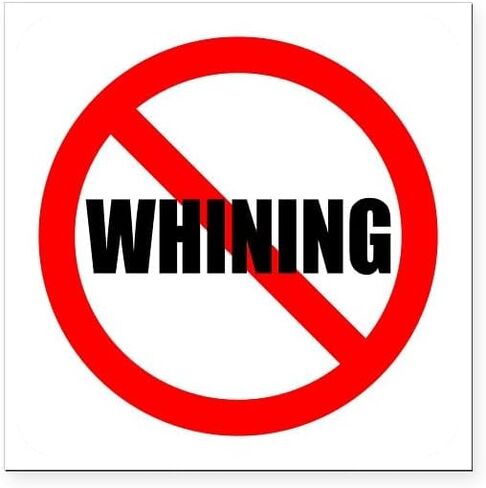 CafePress No Whining Square Car Magnet 3 X 3 Square Car Magnet, Magnetic Bumper Display in Saudi Arabia