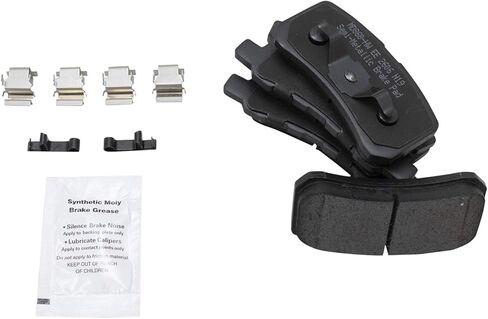 Front and Rear Brake Pad Set Semi Metallic Hardware Compatible with 2013-2014 Chrysler 200 2013-2014 Dodge Avenger 2008-2009 Caliber in Saudi Arabia