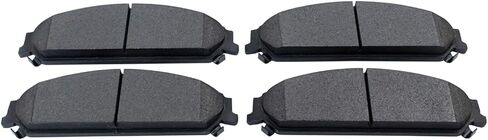 Front and Rear Brake Pad Set Semi Metallic Hardware Compatible with 2013-2014 Chrysler 200 2013-2014 Dodge Avenger 2008-2009 Caliber in Saudi Arabia