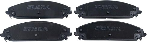 Front and Rear Brake Pad Set Semi Metallic Hardware Compatible with 2013-2014 Chrysler 200 2013-2014 Dodge Avenger 2008-2009 Caliber in Saudi Arabia