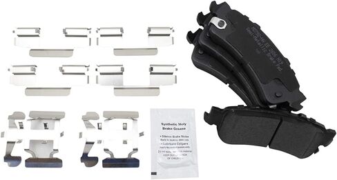 Front and Rear Brake Pad Set Semi Metallic Compatible with 2000-2005 Cadillac DeVille in Saudi Arabia
