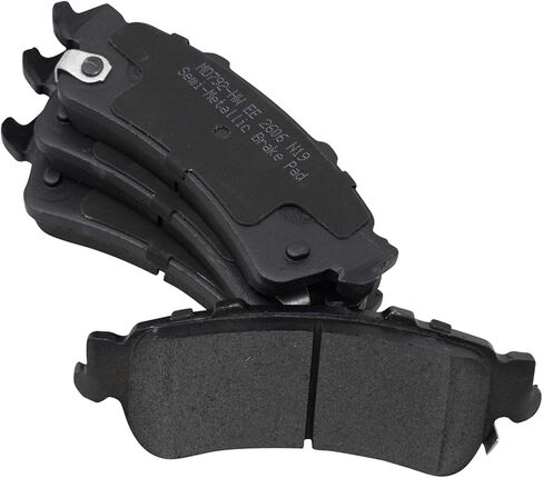 Front and Rear Brake Pad Set Semi Metallic Compatible with 2000-2005 Cadillac DeVille in Saudi Arabia