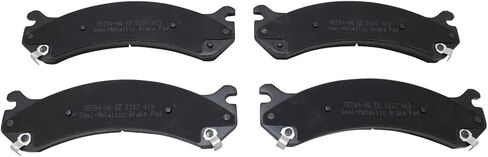 Front and Rear Brake Pad Set Semi Metallic Compatible with 2000-2005 Cadillac DeVille in Saudi Arabia