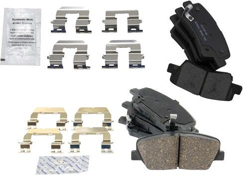 Front and Rear Brake Pad Set Ceramic Compatible with 2011-2015 Kia Optima in Saudi Arabia