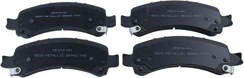 Brake Pads Semi-Metallic Front & Rear Compatible with 2009-2014 Chevrolet Express 1500 GMC Savana 1500 in Saudi Arabia