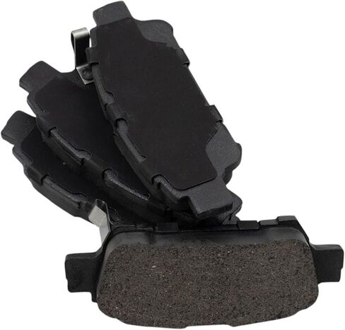 Front and Rear Brake Pad Set Semi Metallic Hardware Compatible with 2003 Toyota Sienna in Saudi Arabia
