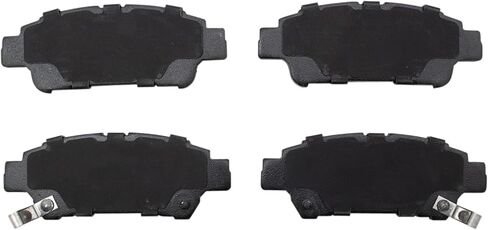 Front and Rear Brake Pad Set Semi Metallic Hardware Compatible with 2003 Toyota Sienna in Saudi Arabia