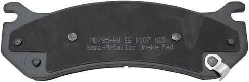 Front and Rear Brake Pads Semi Metallic Compatible with 2005-2006 Chevrolet Silverado 1500 2007 Silverado 1500 Classic 2005-2006 GMC Sierra 1500 2007 Sierra 1500 Classic in Saudi Arabia