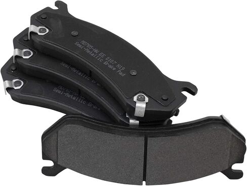 Front and Rear Brake Pads Semi Metallic Compatible with 2005-2006 Chevrolet Silverado 1500 2007 Silverado 1500 Classic 2005-2006 GMC Sierra 1500 2007 Sierra 1500 Classic in Saudi Arabia