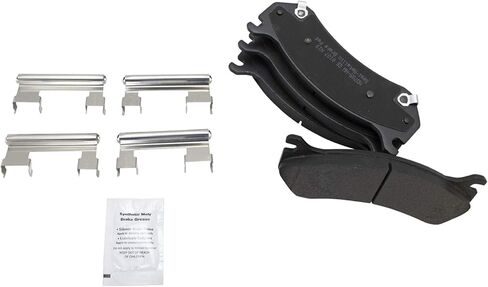 Front and Rear Brake Pads Semi Metallic Compatible with 2005-2006 Chevrolet Silverado 1500 2007 Silverado 1500 Classic 2005-2006 GMC Sierra 1500 2007 Sierra 1500 Classic in Saudi Arabia