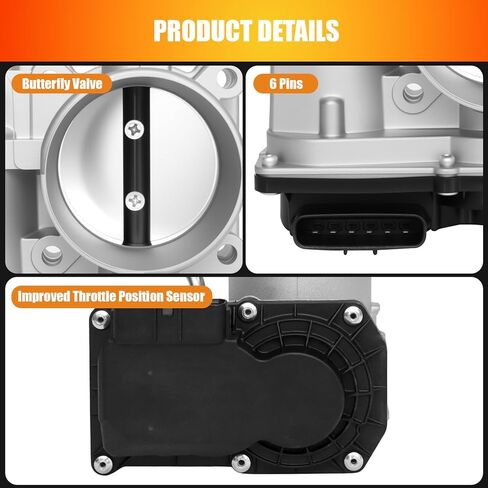 2009-2010 Electronic Throttle Body Compatible for Pontiac Vibe, Toyota Corolla, Matrix 2009 2010 1.8L L4 Replaces 2203037010 S20090 TB1140 in Saudi Arabia