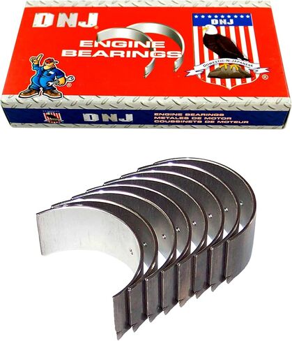 DNJ RB101.10 مجموعة محامل قضيب كبيرة الحجم لـ 1981-1989 كرايسلر، دودج، مازدا، ميتسوبيشي، بليموث 400، 600، برج الحمل 2.6L L4 8V SOHC 2555cc in Saudi Arabia
