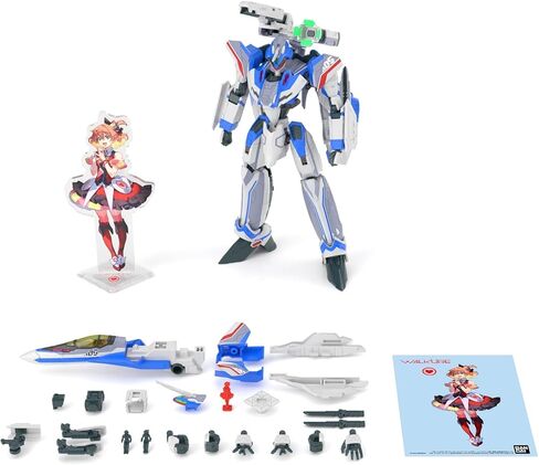 Macross Delta HG Hayate Immelmann's VF-31J Siegfried (Deluxe Set Ver.) 1/100 Scale Model Kit in Saudi Arabia