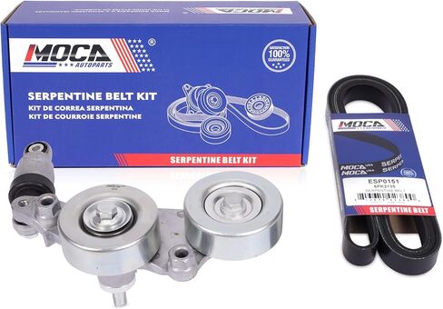 مجموعة شداد حزام السربنتين MPLUS تناسب Honda 2006-2008 Pilot 3.5L، 2009 Pilot 3.5L، 2010-2011 Pilot 3.5L، 2008-2010 Accord 3.5L، 2005-2010 Odyssey 3.5L in Kuwait