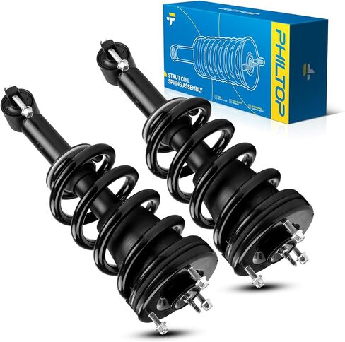 PHILTOP Rear Struts Shock Absorber Assembly Fits Corolla 2009 2010 2011 2012 2013, Complete Suspension 172599L 172599R, Struts with Coil Spring Assemblies SAA667 2 PACKS in Saudi Arabia