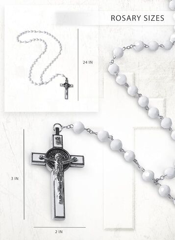 3rd Class relic Rosary Saint Rita of Cascia Patron of Lost Impossible Causes, Sickness, Wounds Marital Problems, Abuse, Mothers Santa Rita de Casia Causas imposibles, problemas maritales (Cherry) in Saudi Arabia