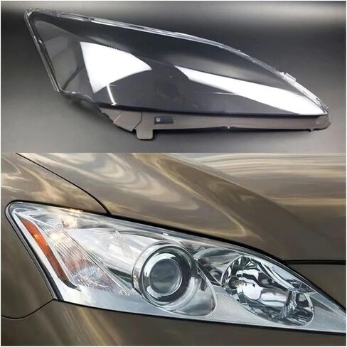 Front Headlight Lens Lampshade Compatible For Lexus ES Series ES240 ES300 ES350 2006 2007 2008 Replace Shell Transparent Headlamp Cover Shell(Right) in Saudi Arabia