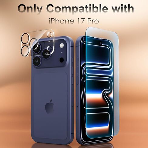 Fotbor لـ [3 عبوات] واقي شاشة iPhone 14/13 Pro/13، جراب من الزجاج المقوى 9H مناسب لملحقات أفلام HD iPhone 14 13Pro 13 6.1 بوصة in Kuwait