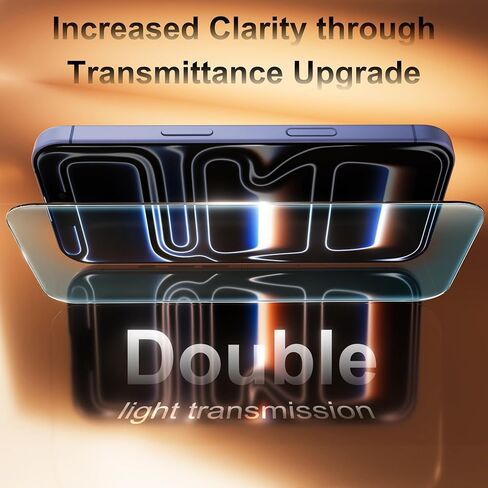 Fotbor لـ [3 عبوات] واقي شاشة iPhone 14/13 Pro/13، جراب من الزجاج المقوى 9H مناسب لملحقات أفلام HD iPhone 14 13Pro 13 6.1 بوصة in Kuwait