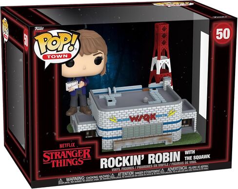 Funko Pop! Town: Stranger Things - Rockin' Robin with The Squawk - Collectable Vinyl Figure - Gift Idea - Official Merchandise - Toys for Kids & Adults - TV Fans - Figure for Collectors and Display in Saudi Arabia