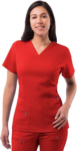 Adar Pro Scrubs for Women - Elevated V-Neck Scrub Top in Kuwait