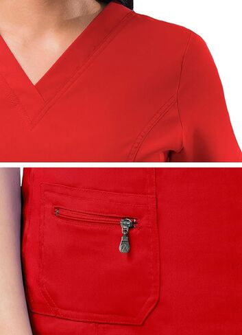 Adar Pro Scrubs for Women - Elevated V-Neck Scrub Top in Kuwait