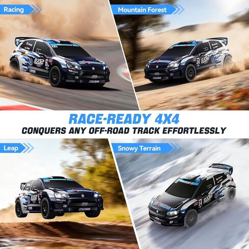 ZD Racing 1/12 سيارات RC سريعة للبالغين، سيارة انجراف RC بدون فرش بحد أقصى 50 ميل في الساعة مع جيروسكوب، سيارات رالي RC عالية السرعة 4WD RTR، مع سيارة تحكم عن بعد 3S 2200 مللي أمبير في الساعة للبالغين باللون الأزرق in Kuwait