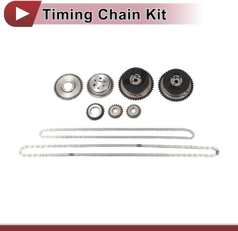 1 Set Engine Timing Chain Kit for GM Ecotec 2.2L 2.4L for Chevrolet Captiva Sport Equinox HHR Cobalt for Buick Regal Verano LaCrosse 2.4L No.12608580/12621505 in Saudi Arabia