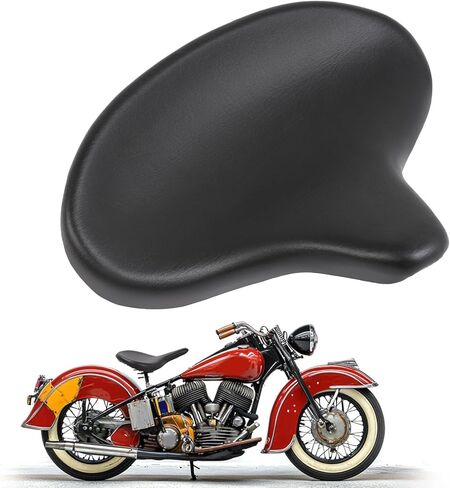 Solo Seat Compatible with Harley Davidson WLA WLC VL UL EL WL Knucklehead Replacement Motorcycle Seat Black in Saudi Arabia