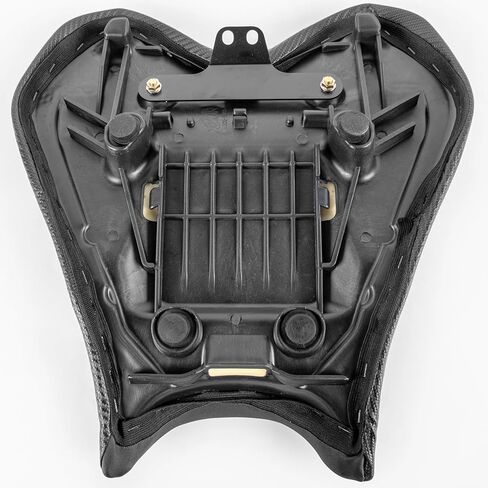 مقعد مريح للسائق الأمامي للدراجة النارية مناسب لـ Yamaha YZF-R7 YZFR7 2021 2022 2023 2024 2025، وسادة مقعد من الجلد لراكبي الدراجات النارية، أسود in Kuwait
