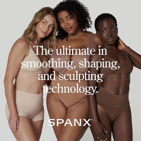 ملابس داخلية SPANX Undie-Tectable - للتحكم الأساسي - مريحة - ملابس داخلية غير مرئية - لا توجد خطوط داخلية مرئية - ملابس داخلية نسائية بدون عرض - ياقوتي داكن - 1X in Saudi Arabia
