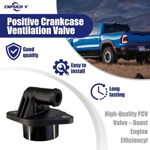 PCV Valve for 3.6L Pentastar Engine, Replaces 68083202AC 68083202AB, Compatible with Jeep Wrangler Grand Cherokee Ram 1500 Dodge Challenger Chrysler 200 300 (2011-2021 Models) in Saudi Arabia