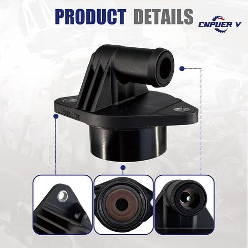 PCV Valve for 3.6L Pentastar Engine, Replaces 68083202AC 68083202AB, Compatible with Jeep Wrangler Grand Cherokee Ram 1500 Dodge Challenger Chrysler 200 300 (2011-2021 Models) in Saudi Arabia