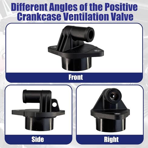 PCV Valve for 3.6L Pentastar Engine, Replaces 68083202AC 68083202AB, Compatible with Jeep Wrangler Grand Cherokee Ram 1500 Dodge Challenger Chrysler 200 300 (2011-2021 Models) in Saudi Arabia