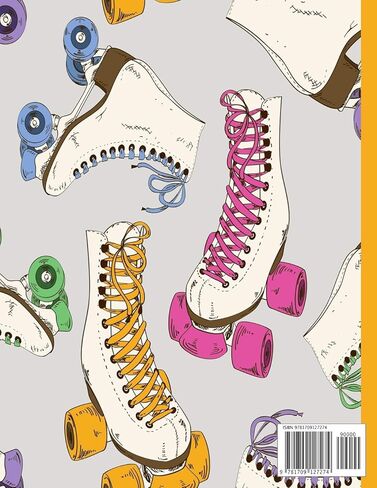 Notebook: Vintage Roller Skate Notebook Journal|Perfect Roller Skater or Roller Derby Gift|8.5x11|110 College Ruled| Pages|Soft Matte Cover in Saudi Arabia