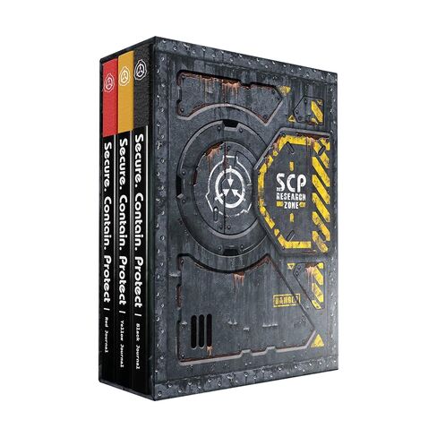 SCP Foundation Artbook Adventure Book - Amazon Edition Slipcase Set - Adventure Book SCP Notebook Chapter Books - Black, Yellow and Red Volumes in Saudi Arabia