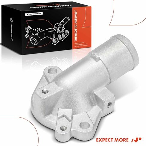 مجموعة مبيت منظم حرارة سائل تبريد المحرك A-Premium متوافقة مع Mitsubishi Outlander 2004-2006، Lancer 2004-2006، Eclipse 2006-2012، Galant 2004-2012، 2.4L in Saudi Arabia