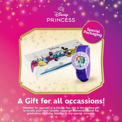 Disney Princess Tween Stainless Steel Analog Quartz Watch in Kuwait