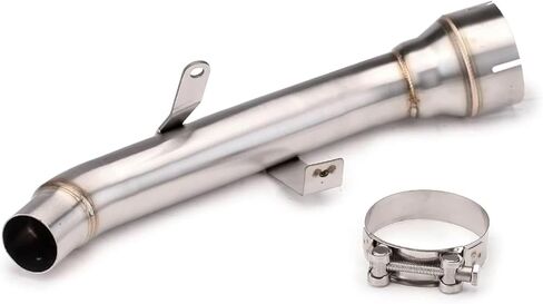 Motorcycle exhaust pipe for Suzuki GSX s1000 2015-2021 motorcycle exhaust pipe motorcycle special stainless steel exhaust pipe muffler middle section connecting pipe with 1pcs Clamp in Saudi Arabia
