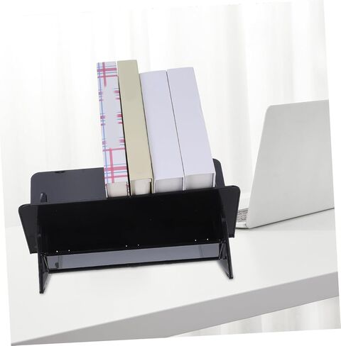 Book Organizer Rack Desktop Makeup Storage Case Sundries Storage Rack Easy to Assemble in Saudi Arabia
