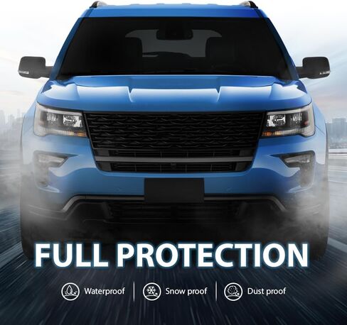 Front Air Dam Deflector Lower Valance Apron Compatible with Ford Explorer 2016-2019 FB5Z17626BA, FO1095269 in Saudi Arabia