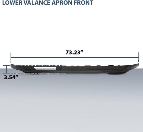 Front Air Dam Deflector Lower Valance Apron Compatible with Ford Explorer 2016-2019 FB5Z17626BA, FO1095269 in Saudi Arabia