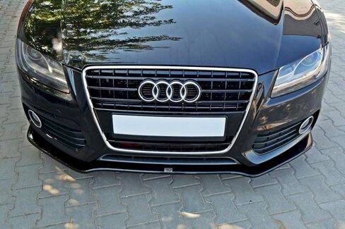 Front Bumper Lip Spoiler Compatible with Audi S5 / A5 S-Line 8T (2007-2011) Maxton Design in Saudi Arabia